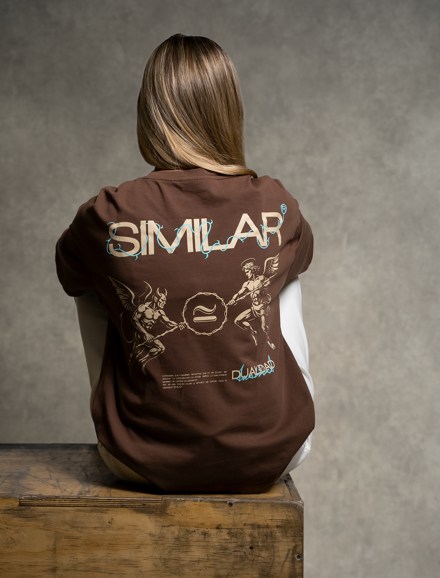 Camiseta Marrón Oversized - Dualidad