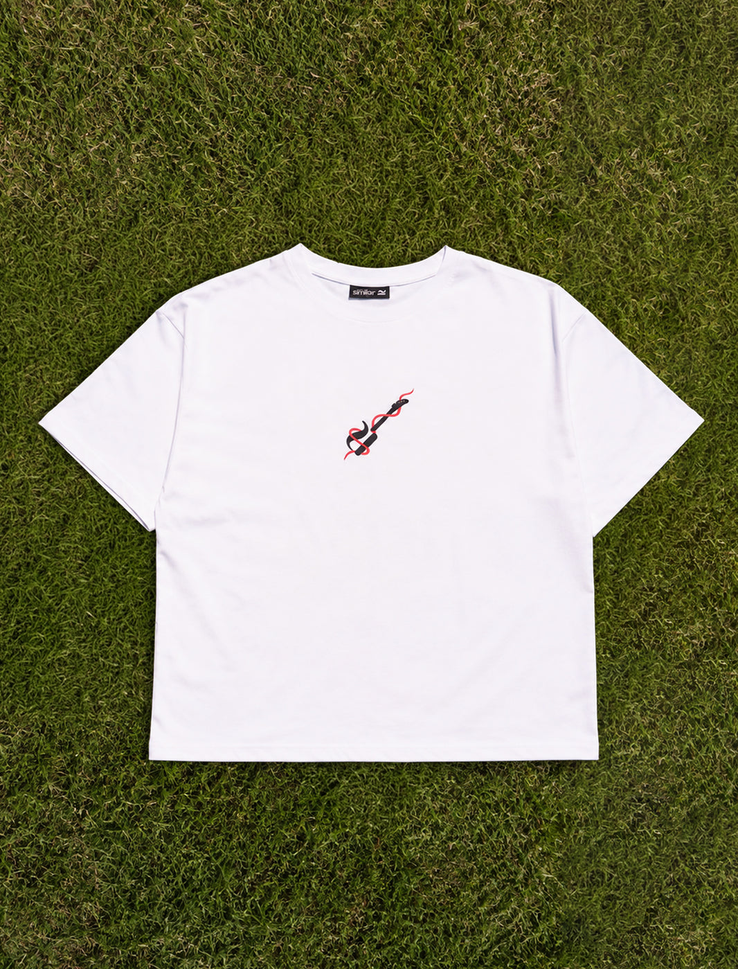Camiseta Blanca Oversized - Real Rockstar